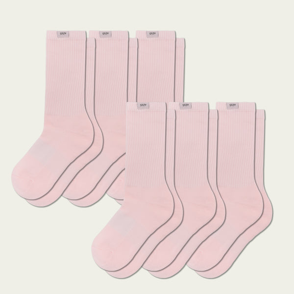 Coral - Blank Crew (6 Pairs)
