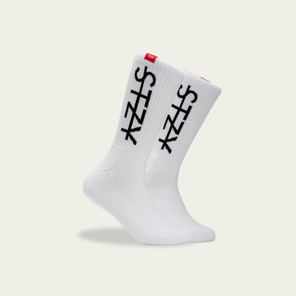 Adapt® Essential Crew Socks [4 Pair] - White