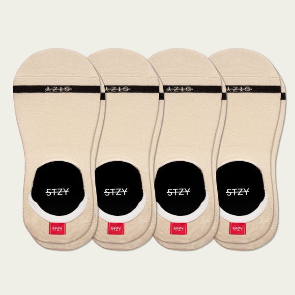 React® No-Show Socks [4 Pair] - Sand